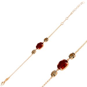 Swarovski Kırmızı Taşlı Bileklik